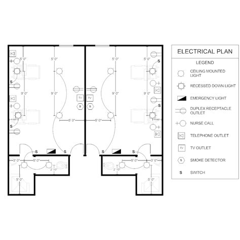 Electrical Plan - Patient Room