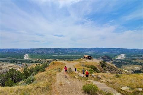 River Bend Overlook 🌞 Drive to River Bend Overlook in Theodore Roosevelt National Park 🌞 North ...