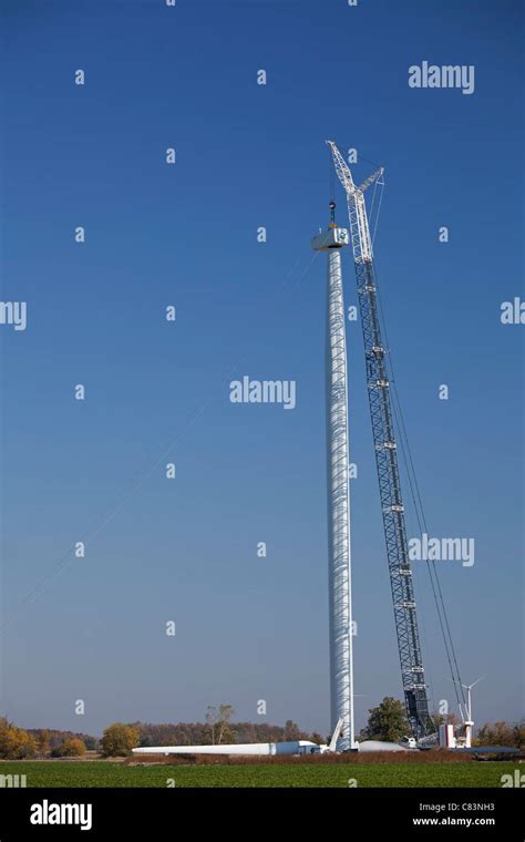 Wind Farm Construction Stock Photo - Alamy