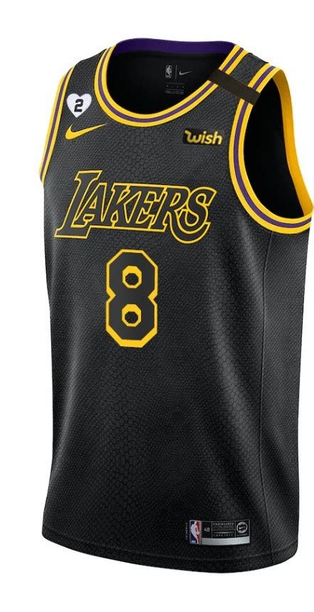 Camiseta Black Mamba Los Angeles Lakers 2019-2020