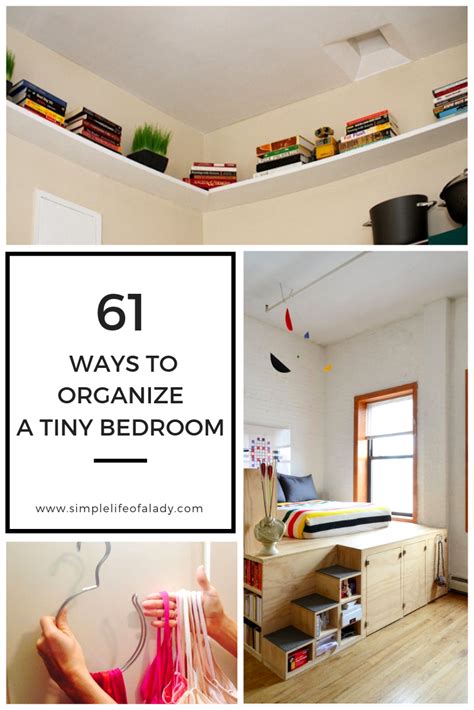 61 Small Bedroom Storage Ideas You'll Love! | Kamer ideeën, Meubels