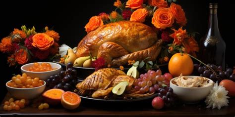 Premium AI Image | Thanksgiving Holiday foods