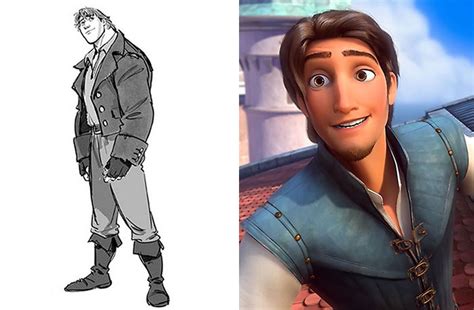 25 Disney Characters Compared To Their Original Concept Art | DeMilked