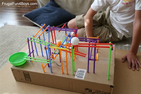 Engineering Project for Kids: Build a Straw Roller Coaster! - Frugal Fun For Boys and Girls