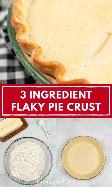 3 ingredient pie crust – Artofit