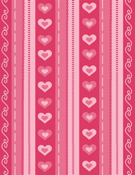 Free Printable Valentine's Day Scrapbook Paper and Love Coupons | paper | Pinterest | Scrapbook ...