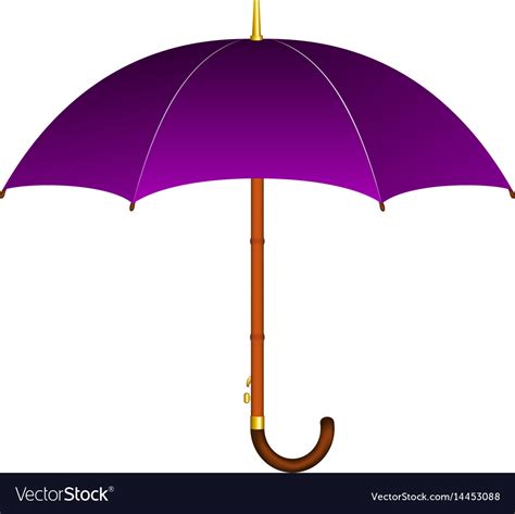 Umbrella in purple design Royalty Free Vector Image