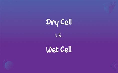 Dry Cell vs. Wet Cell: What’s the Difference?