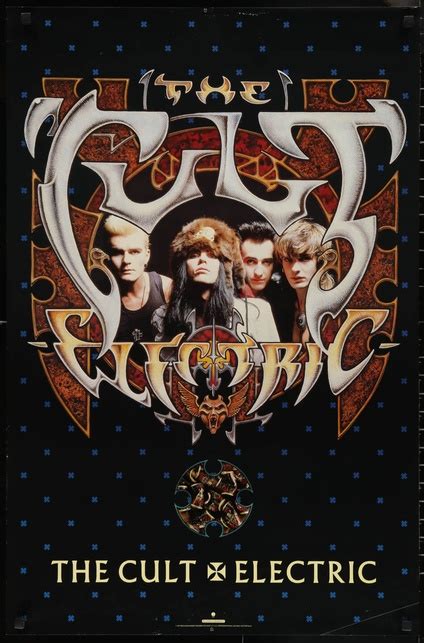 The Cult Electric Album Promotional Poster | Music Posters | Limited Runs