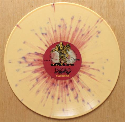 Exhumed - Necrocracy Party Political Rally Pack - Yellow/Red Splatter Vinyl - 12 inch