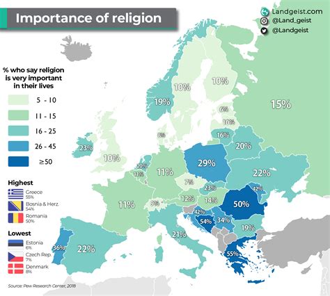 World Religions Map 2022