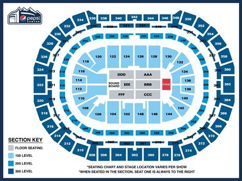 Ball Arena Seating Chart Nuggets