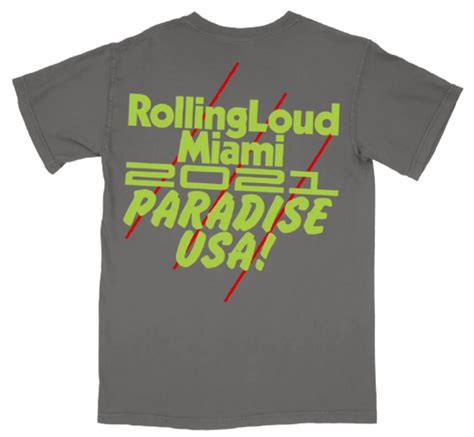 Rolling Loud Merch Paradise USA Vintage T-Shirt | WHAT’S ON THE STAR?