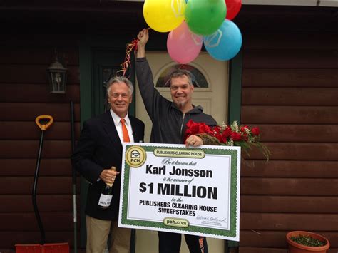 Karl Jonsson from Gresham, Wisconsin Wins $1 Million | Sweepstakes, Pch sweepstakes, Sweepstakes ...