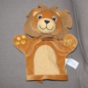 Baby Einstein Isaac Lion hand puppet light material kids toy pretend ...