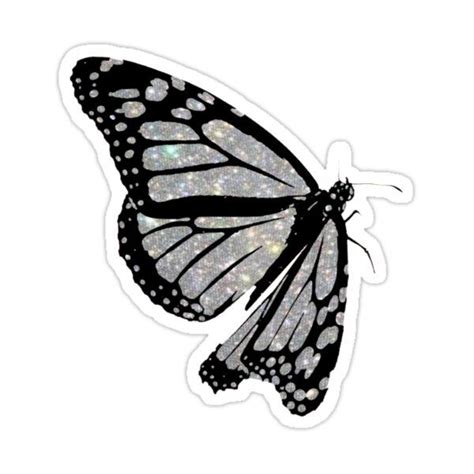 Sparkling Butterfly Stickers