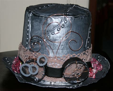 Diy Duct Tape Steampunk Top Hat · A Top Hat · Spray Painting ...