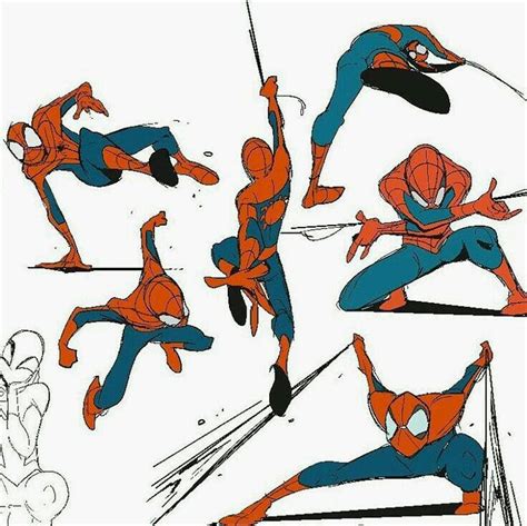 Pin by salvador bustamante on marvel | Spiderman poses, Spiderman art ...