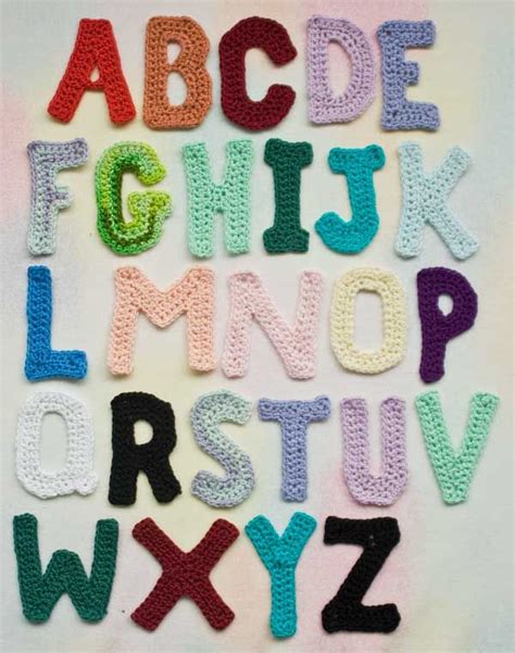 Crochet Pattern Alphabet