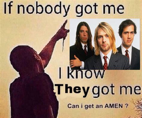 𝗌𝗉𝖺𝖼𝖾𝗂𝗌𝖽𝖾𝖺𝖽 𐐪𐑂 | Nirvana meme, Nirvana, Music memes