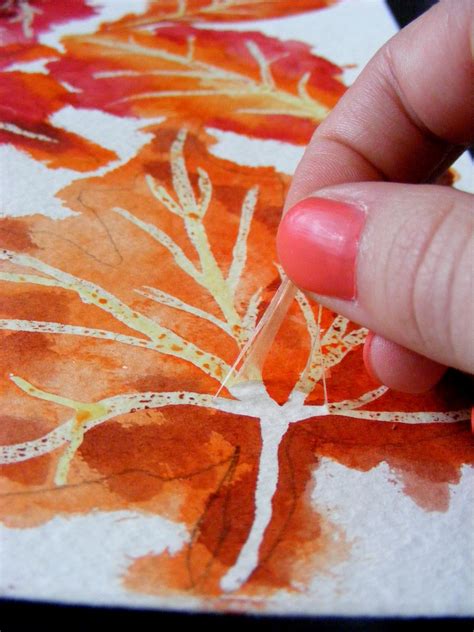 angelina la dawn tomato: DIY leaf watercolors