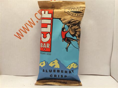 Crazy Food Dude: Review: CLIF Blueberry Crisp Bar