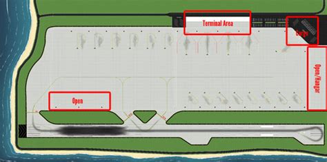 1:500 Model Airport Tropical Single Runway | Airport Diorama Designs