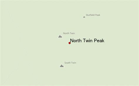 North Twin Peak Mountain Information