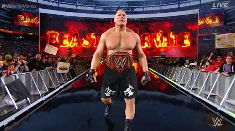 WWE WrestleMania 35 results: Brock Lesnar drops title, setting up ...