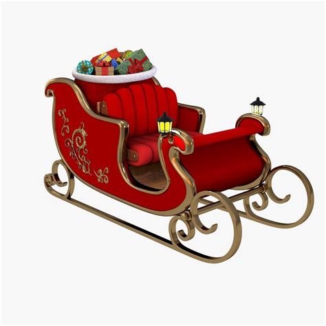 3D santa s sleigh Christmas Wood Crafts, Christmas Sleigh, Santa Sleigh, Outdoor Christmas ...