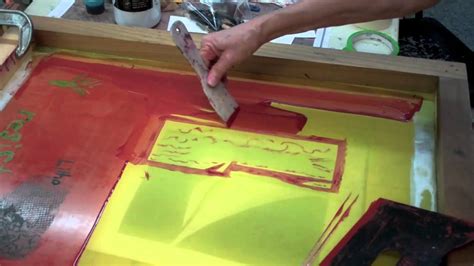 Silk Screen Printing: Block-Out Stencils - YouTube