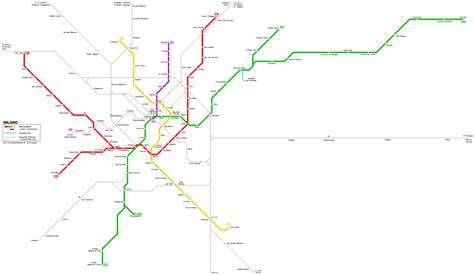 Mapa del Tranvía de Milán para Descarga Gratuita