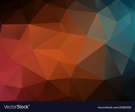 Dark color polygonal texture background Royalty Free Vector