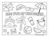 summer vacation coloring Pages Free Printable Hot Weather Page sketch template