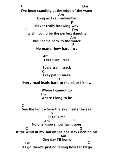 How Far I Ll Go Lyrics - LyricsWalls