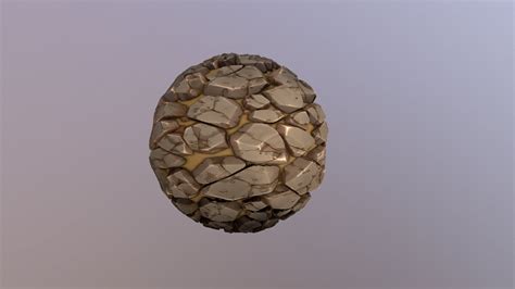 Stylized Cracked Stone Floor 4K Texture by CADFORGE