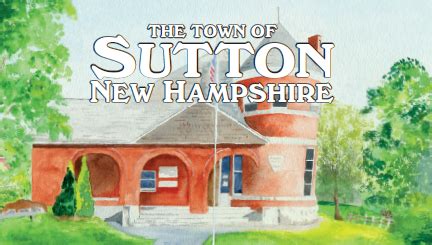 Sutton NH Town Hall - Town of Sutton