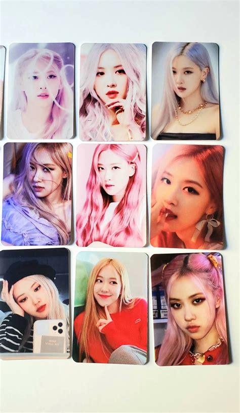 Blackpink Rose Photocards Set of 12 - Etsy