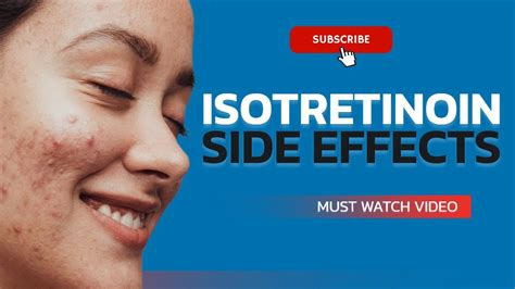 Isotretinoin Side Effects On Human Body - YouTube