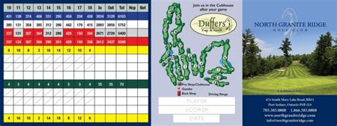 Course Details - North Granite Ridge