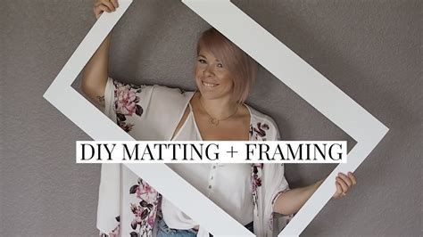 DIY Custom Matting + Framing for Cheap | Diy picture frames, Frame matting diy, Picture frame mat