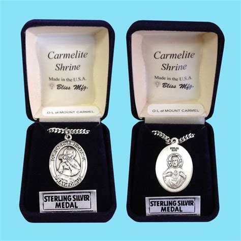 Scapular Medal - Sterling Silver – Carmelite Gift Store