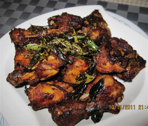 Sherly's MIcro Kitchen: Chicken Fry – Kerala style ( Nadan)