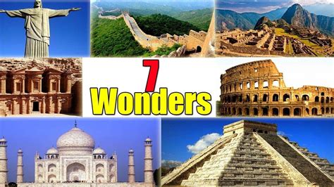 New 7 Wonders of the World - YouTube