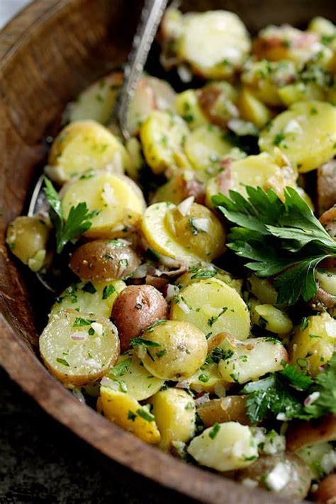 French-Style Potato Salad - Easy with a touch of elegance! | Potatoe salad recipe, Veggie dishes ...