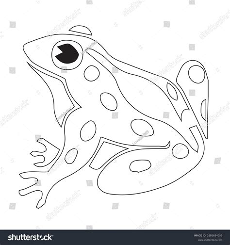 Frog Animal Mandala Coloring Page Stock Vector (Royalty Free) 2185634055 | Shutterstock