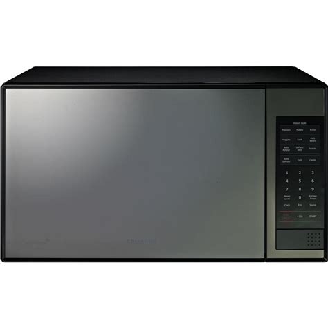 Samsung 1.4 cu. ft. Countertop Microwave in Stainless Steel with Shiny ...