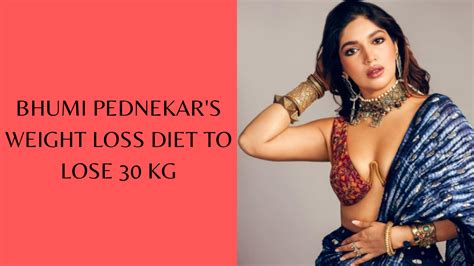 Bhumi Pednekar weight loss | Follow this Bhumi Pednekar-inspired weight ...