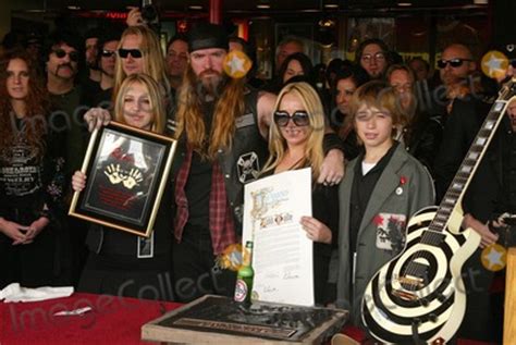 Photos and Pictures - Zakk Wylde and his family at a ceremony to induct him into Hollywood's ...