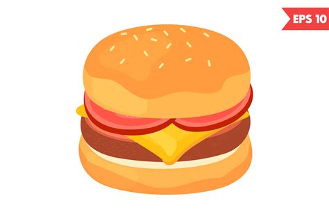 Burger Graphic by Blood Line · Creative Fabrica